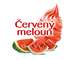 Mléčná zmrzka Červený meloun