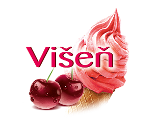 Mléčná zmrzka Višeň