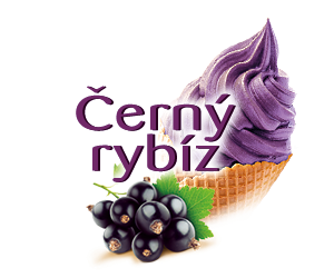 Vodová zmrzka Černý rybíz