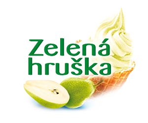 Mléčná zmrzka Zelená hruška