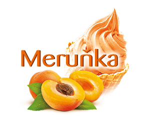 Vodová zmrzka Meruňka