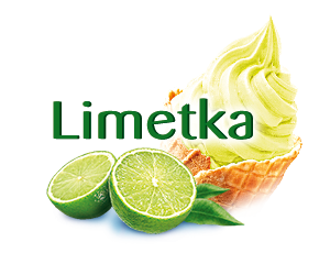 Mléčná zmrzka Limetka